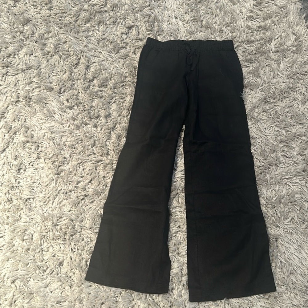 Tommy Bahama-Two palm drawstring pant xxs black
